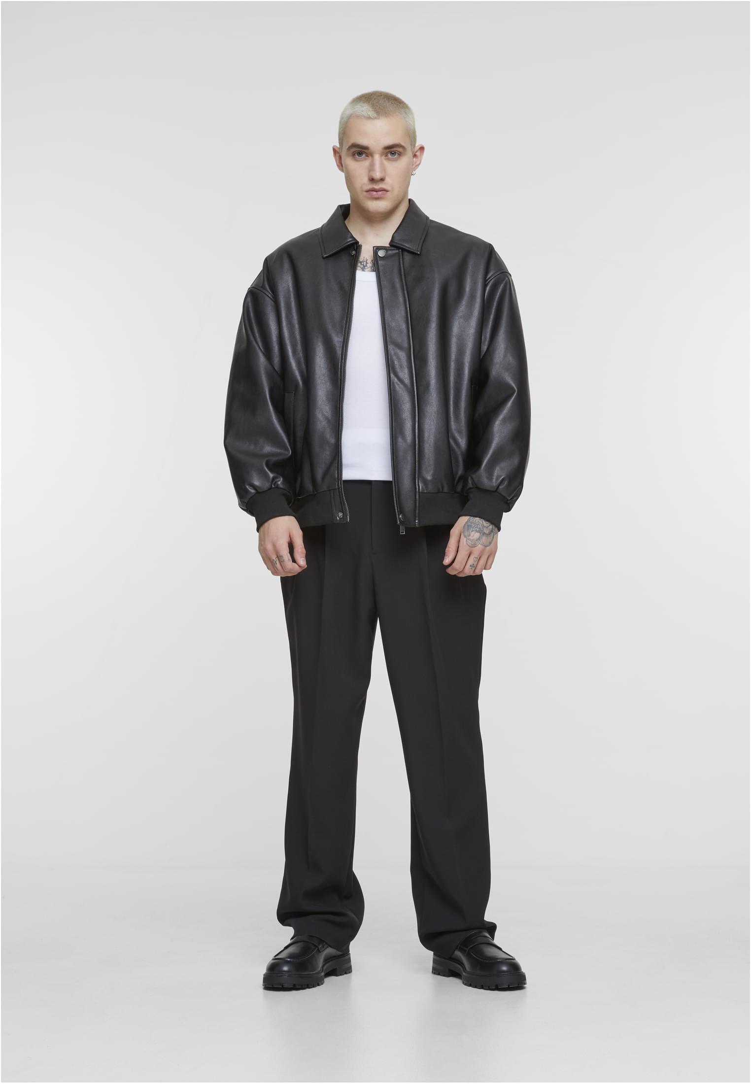 Blouson in pelle sintetica