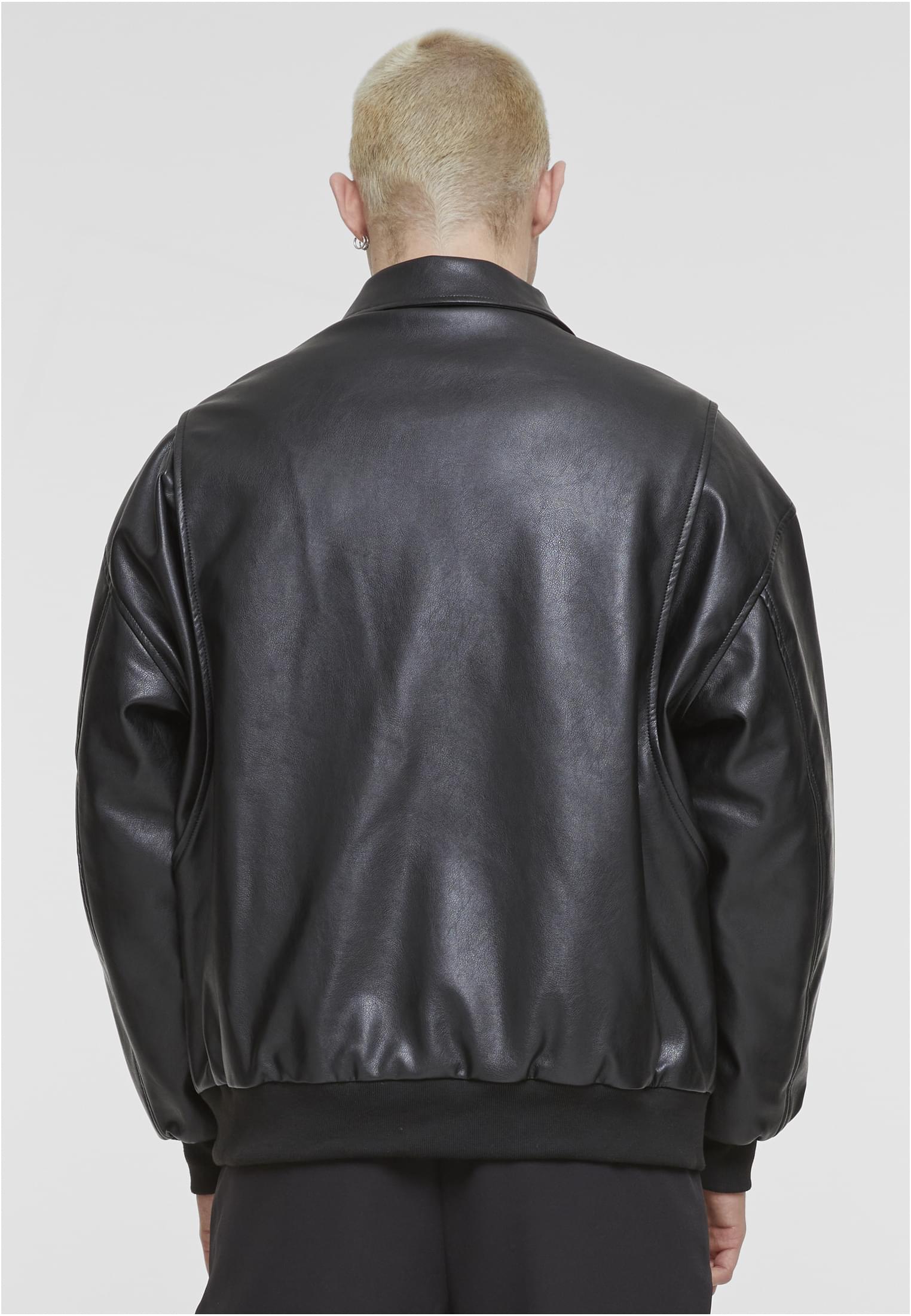 Blouson van synthetisch leer