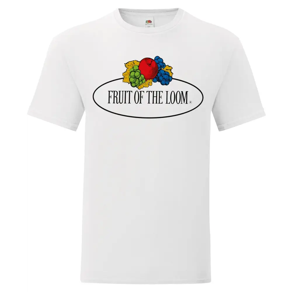 Fotl Vintage Tee Large Logo Print T-shirt - Fruit Of The Loom