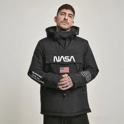 Nasa Black Windbreaker - (mt De)