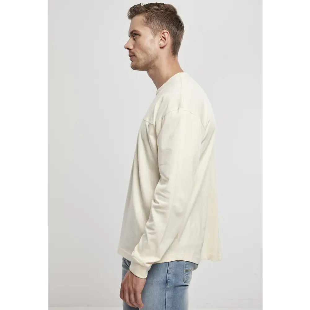 Organic Cotton Short Curved Oversized Longsleeve T-shirt - Urban Classics