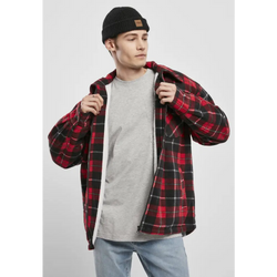 Plaid Teddy Lined Shirt Jacket Light - Urban Classics